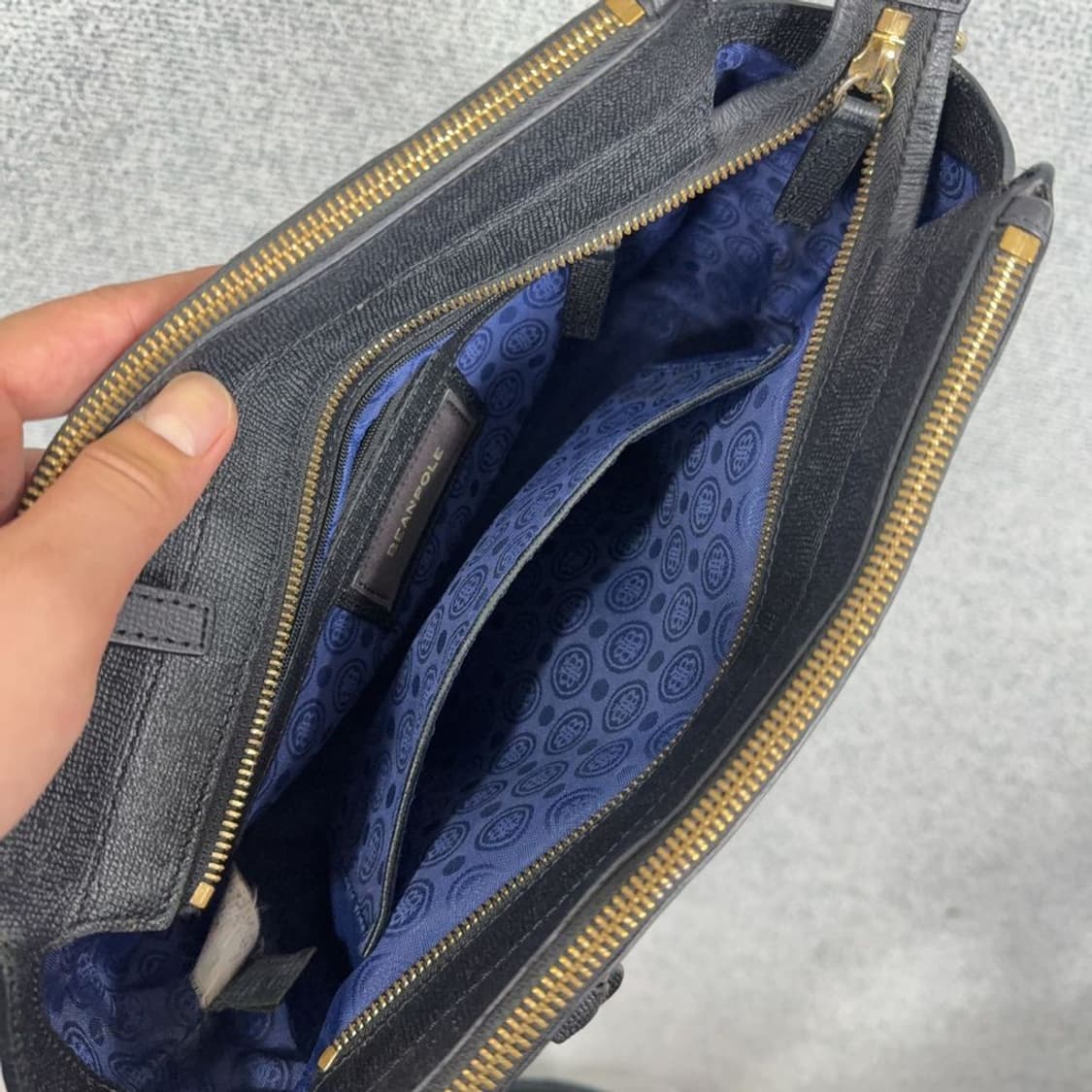 빈폴 블랙 금장 레더 토트백 상품이미지7