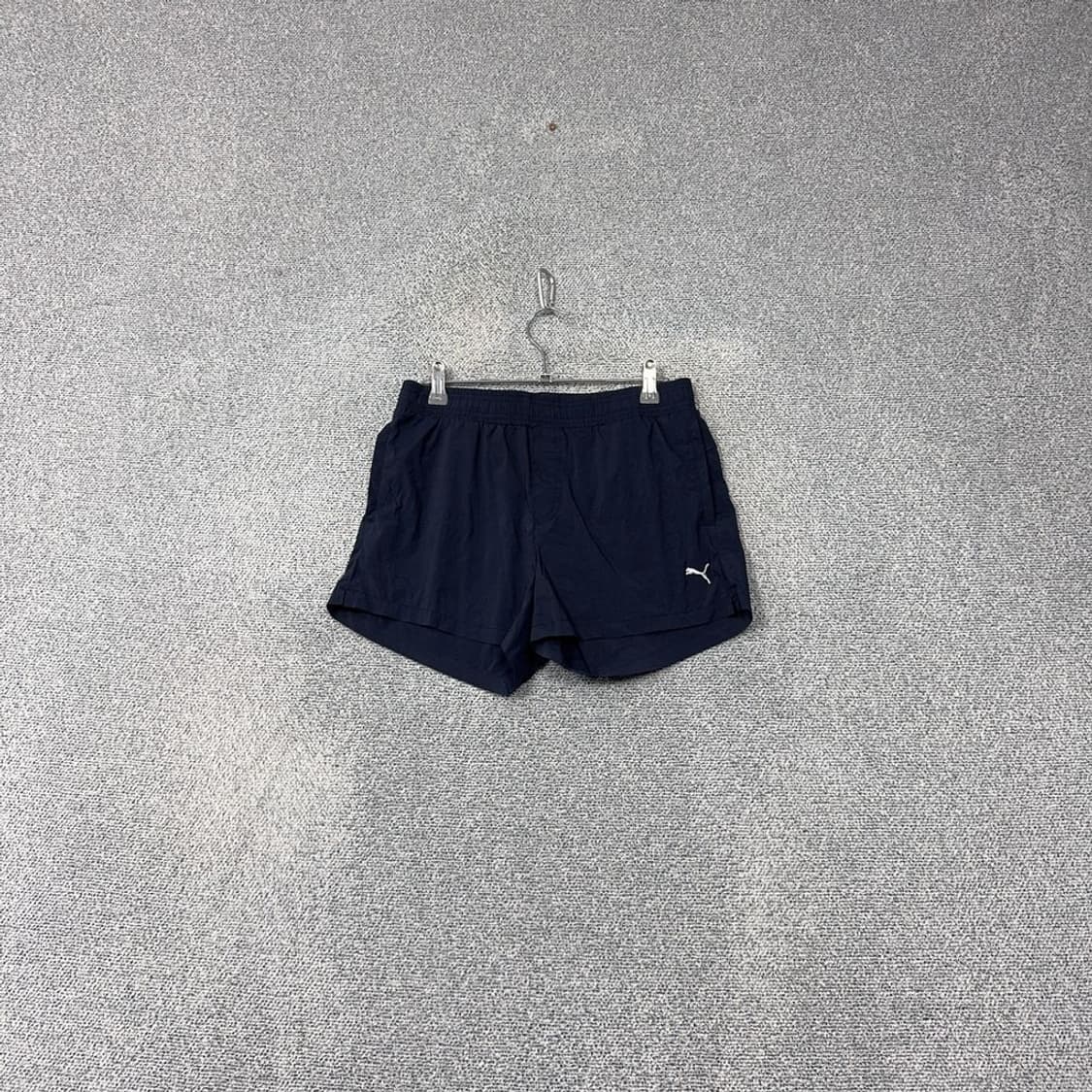 푸마 네이비 로고 기능성 반바지 S 상품이미지1