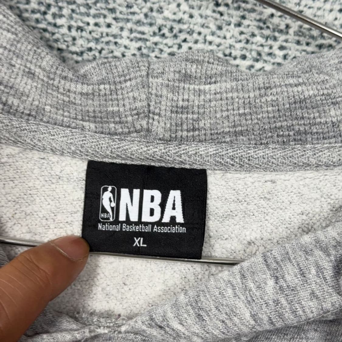 NBA 골든스테이트 프린팅 라이트 그레이 후드티 XL 상품이미지3