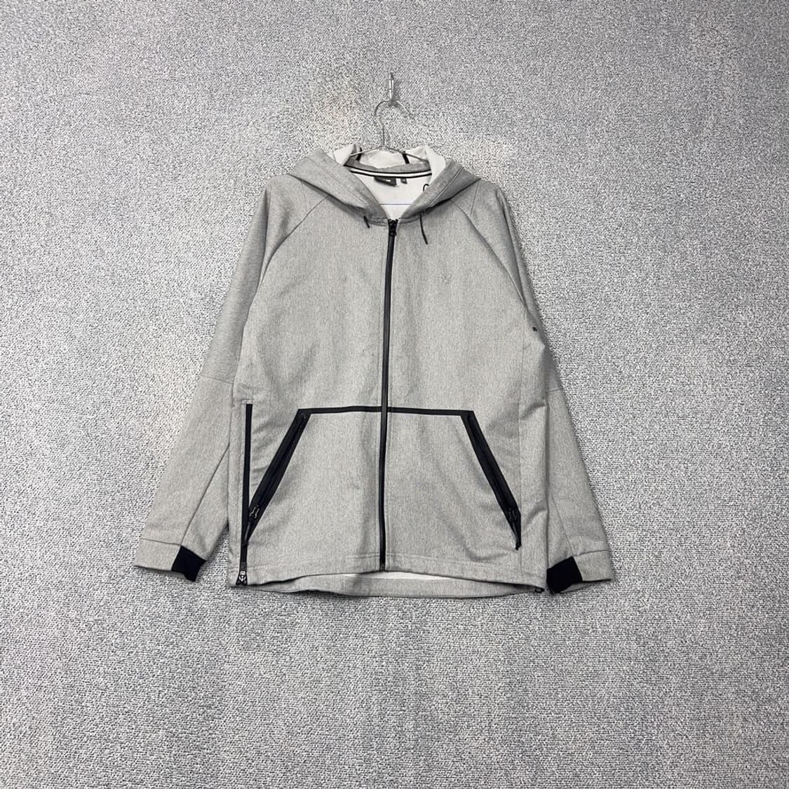 뉴발란스 라이트 그레이 후드 집업 105(XL) 상품이미지1