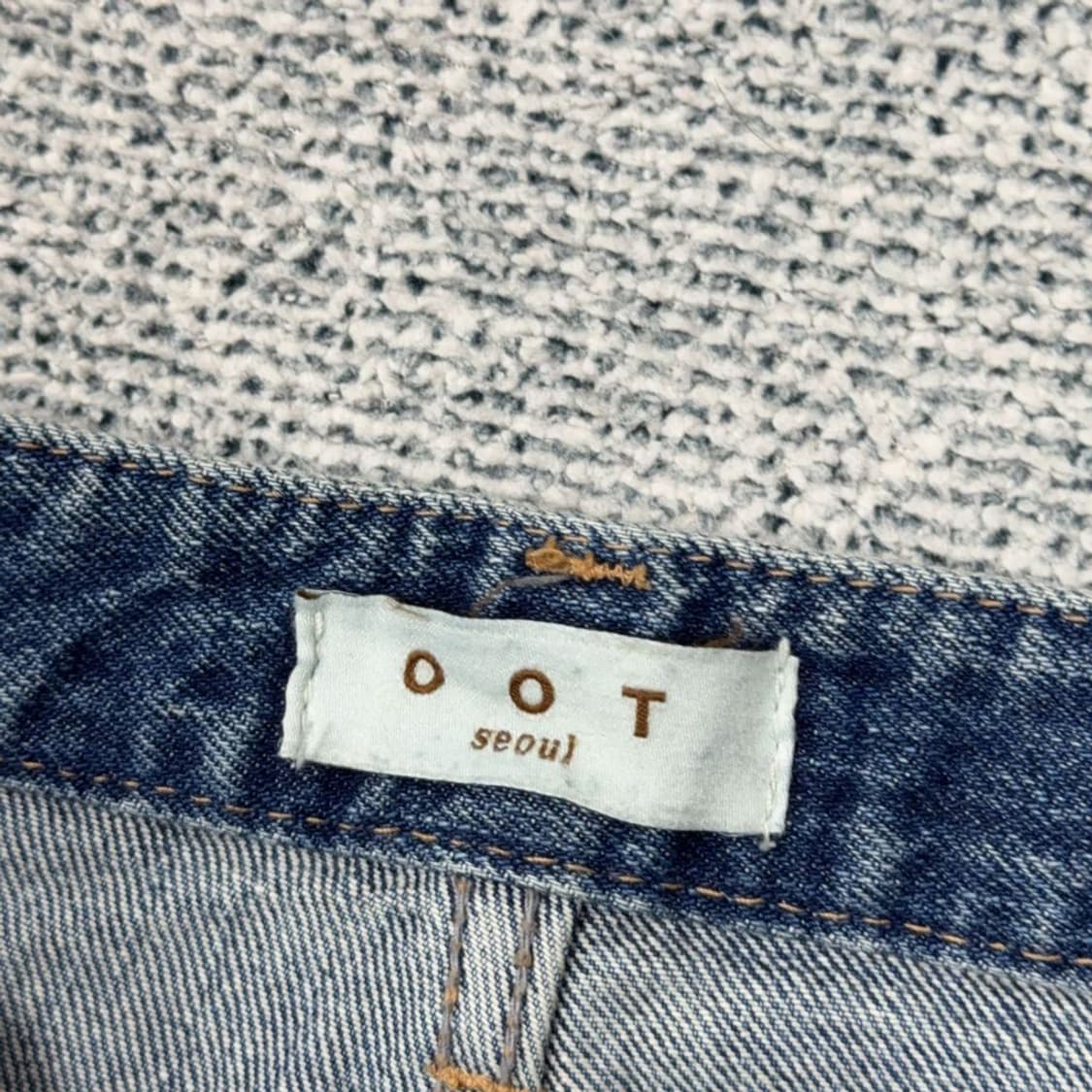 OOT 빈티지 프린치 부츠컷 데님팬츠 S 상품이미지5