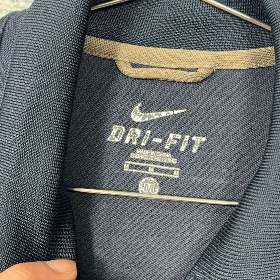 나이키 드라이핏 더블 포켓 네이비 트랙탑 져지 M 상품이미지3