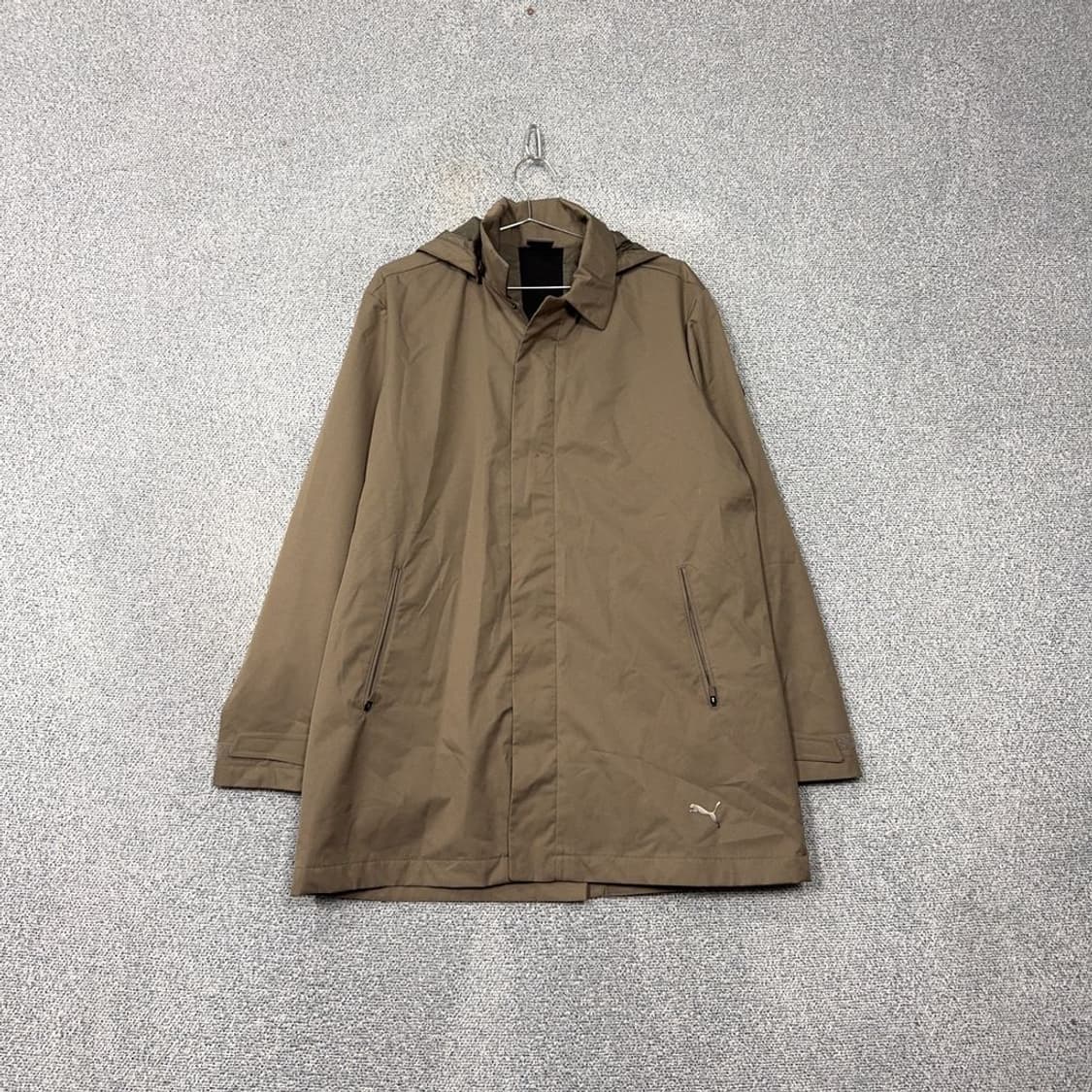 푸마 브라운 후드 롱 바람막이 XL 상품이미지1