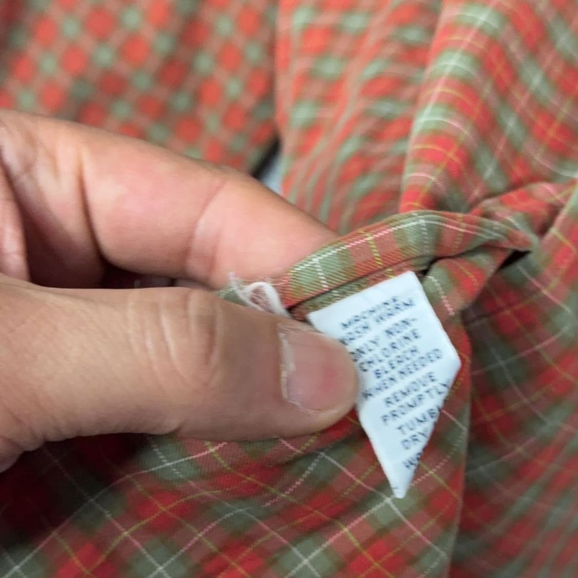 폴로 클래식 핏 브라운 카멜 체크 셔츠 M 상품이미지7