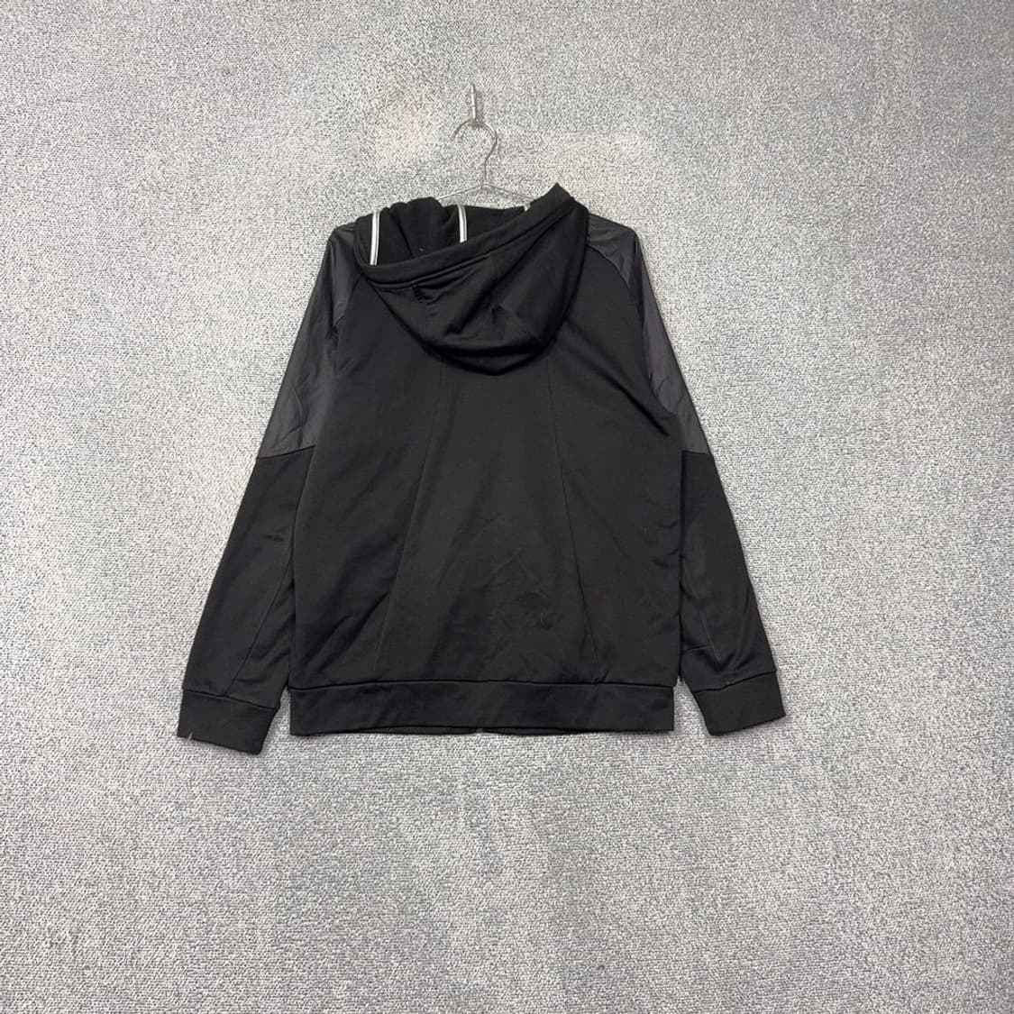 푸마 그레이 블랙 로고 기능성 후드 집업 XL 상품이미지2