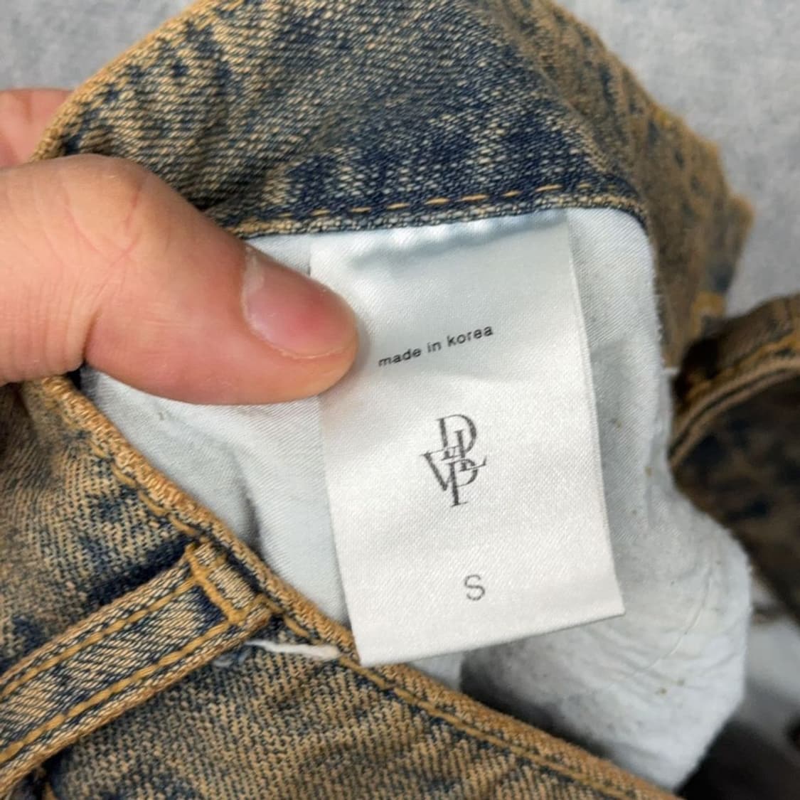 빈티지 카키 Y2K 워싱 데님팬츠 29 상품이미지5