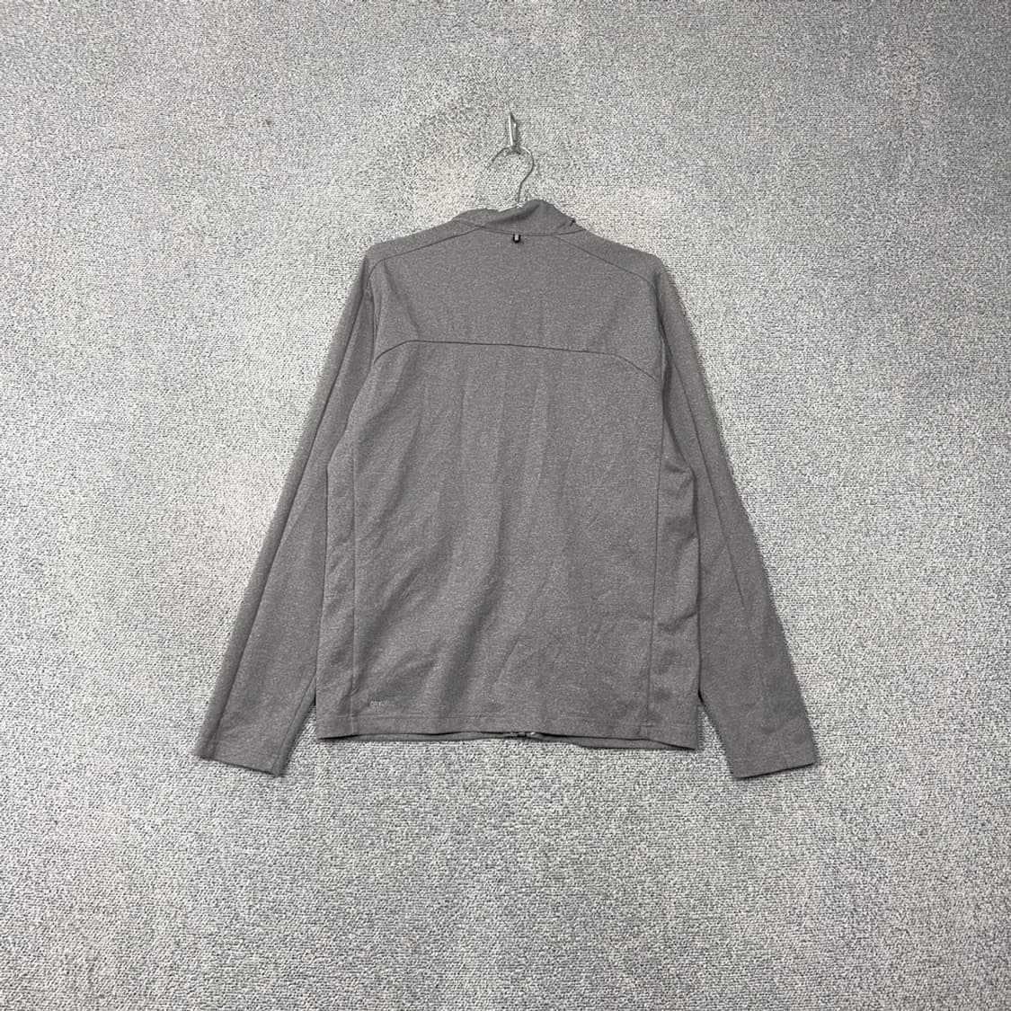 푸마 그레이 로고 기능성 집업 저지 XL 상품이미지2