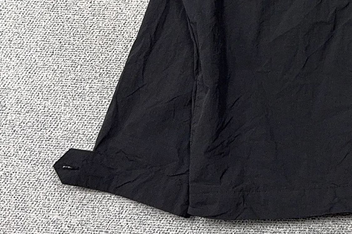 트래블 블랙 나일론 오버핏 셔츠 S 상품이미지5