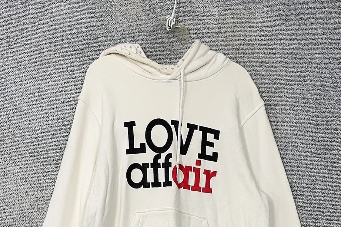 나이키 프린팅 크림 후드티 M 상품이미지3