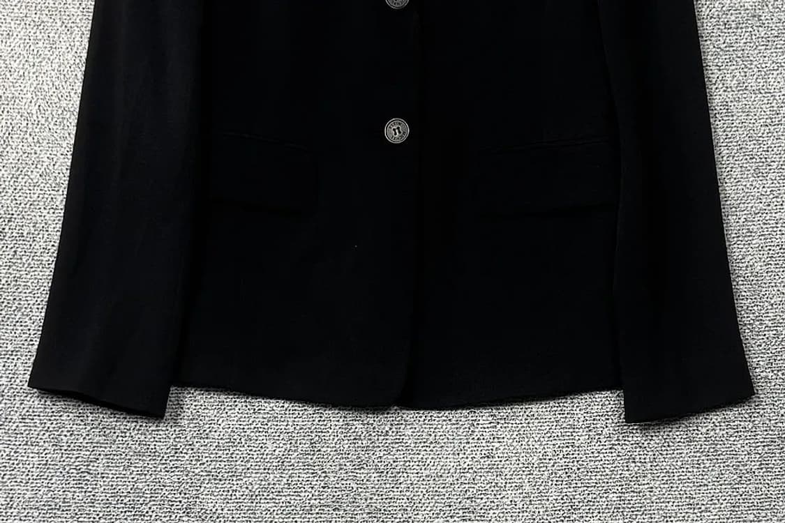 MICHEL KLEIN 여성 클래식 정장 블랙 블레이저 85-94-165 상품이미지4
