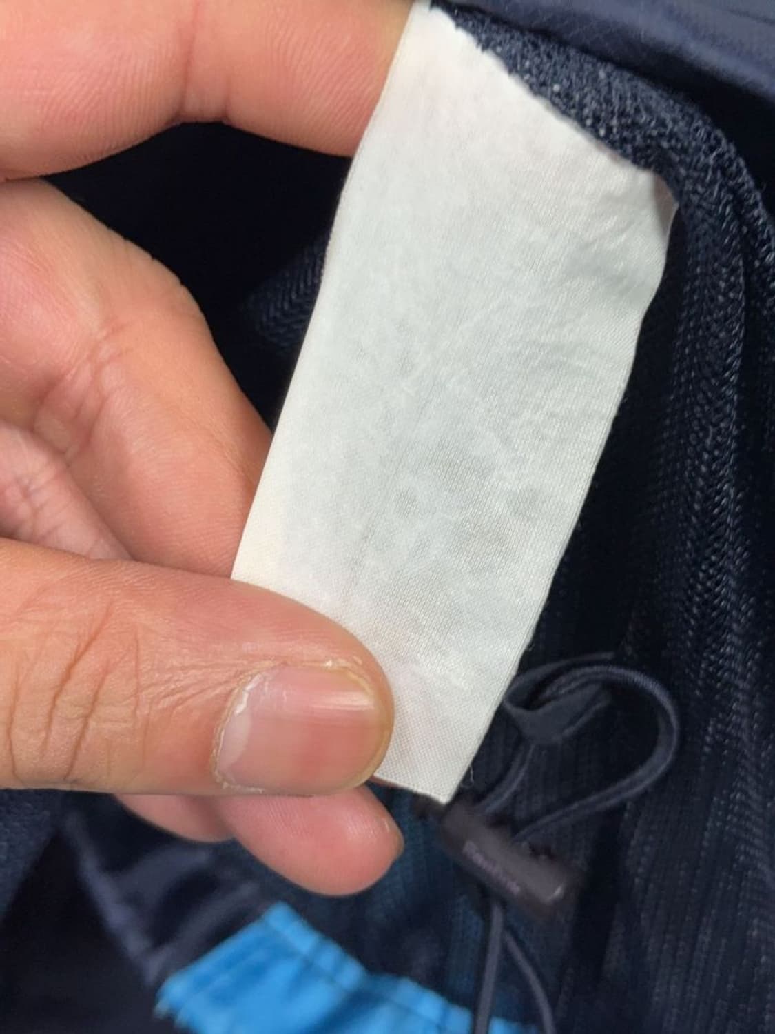 리복 네이비 로고 바람막이 윈드자켓 100 상품이미지9