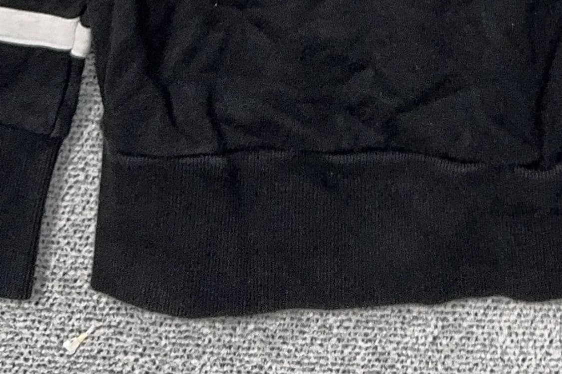 푸부 빈티지 프린팅 블랙 롱 후드티 M 상품이미지5