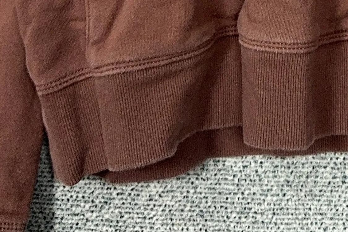 코스 브라운 무지 코튼 후드티 L 상품이미지7