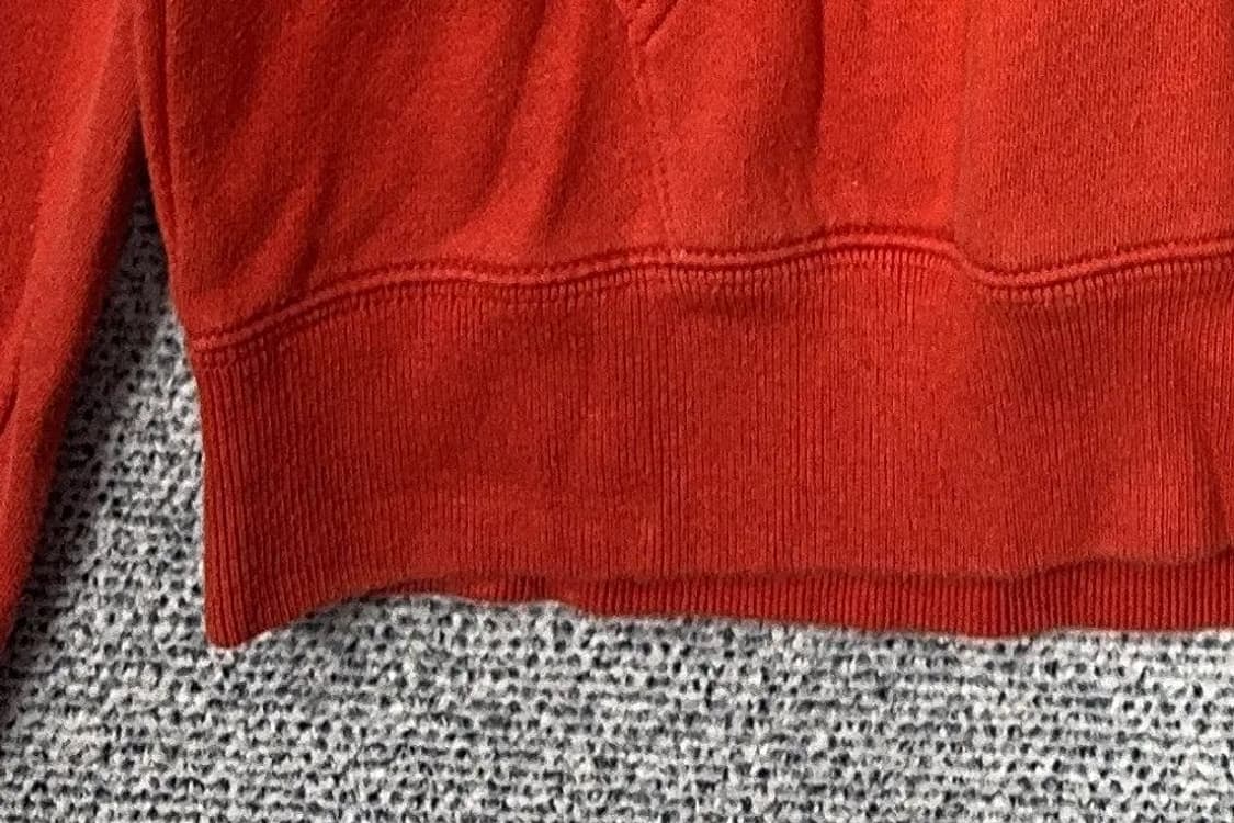 갭 로고 레드 오렌지 후드티 M 상품이미지6