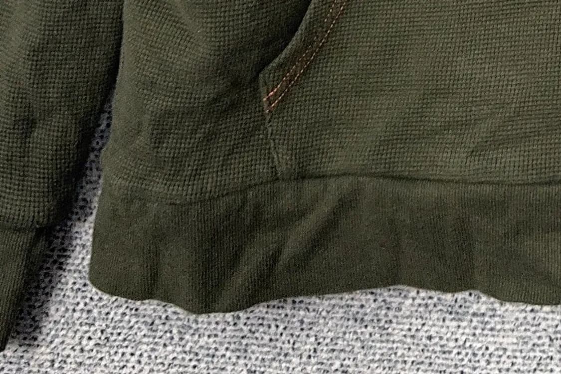 캉골 스펠 로고 카키 후드티 S/P 상품이미지6