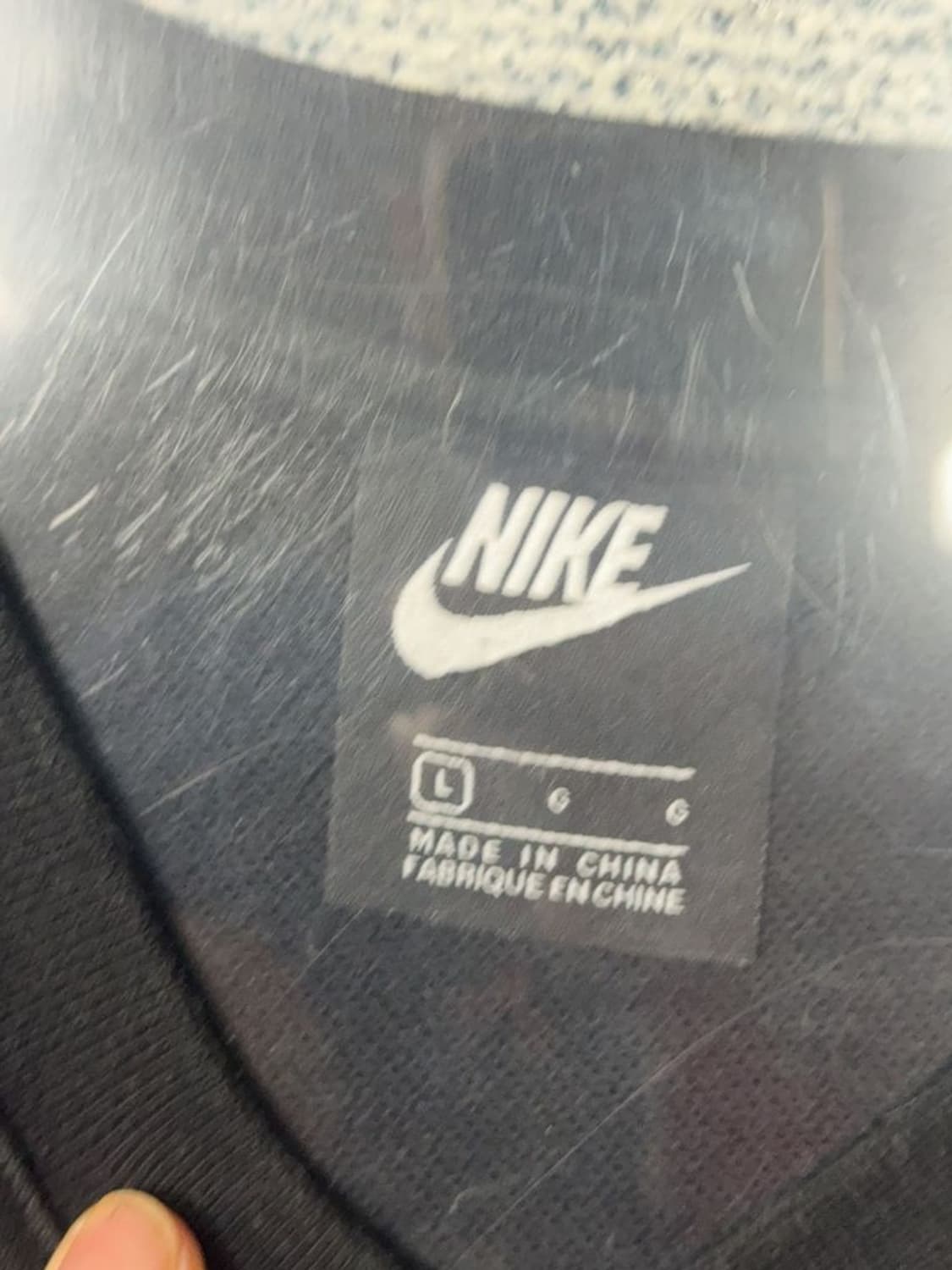 나이키 블랙 더블 스우시 맨투맨 L 상품이미지7