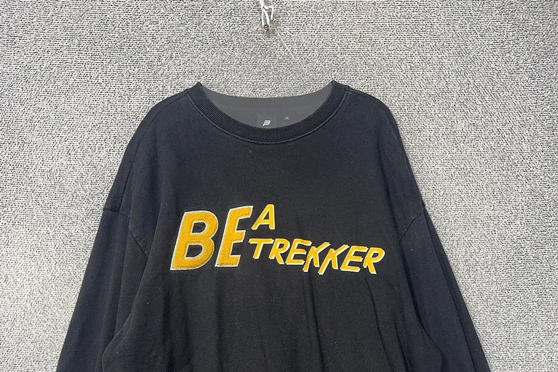 빈폴 프린팅 블랙 맨투맨 105 상품이미지3