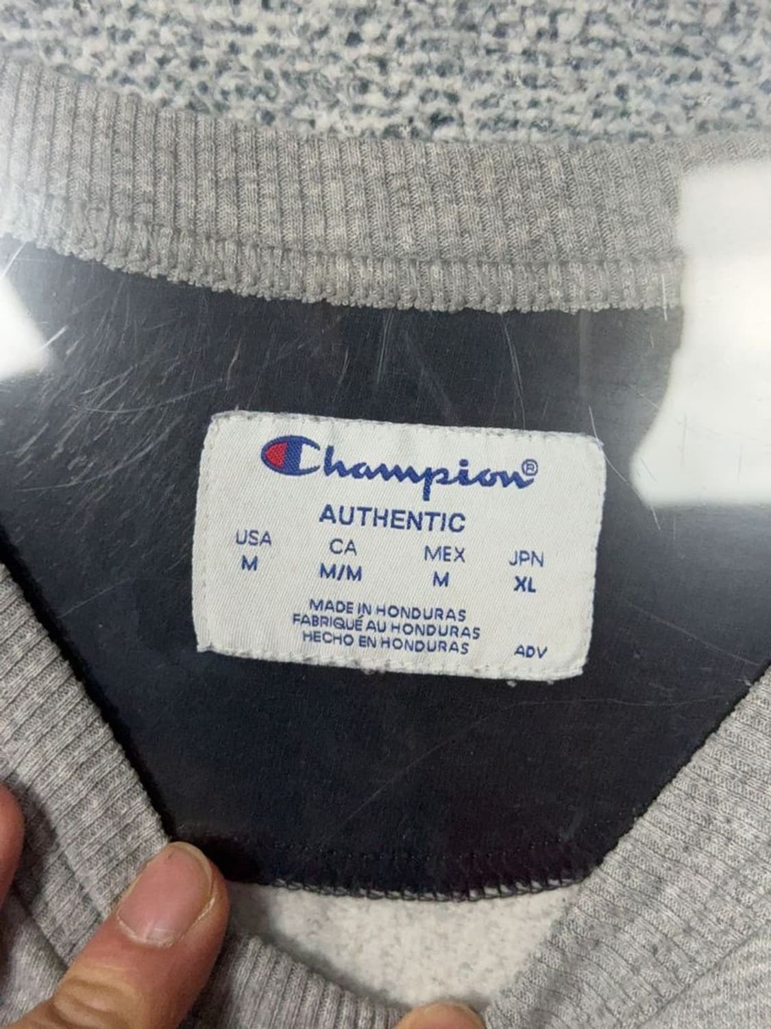 챔피온 라이트 그레이 맨투맨 M 상품이미지7