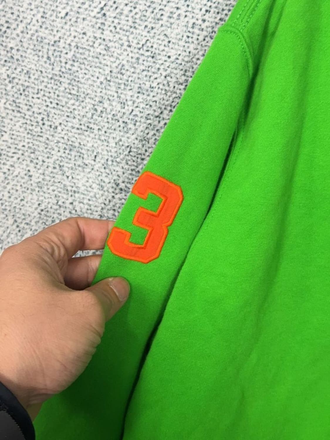 폴로 랄프로렌 Y2K 빅포니 빈티지 그린 후드 집업 XL(18-20) 상품이미지8