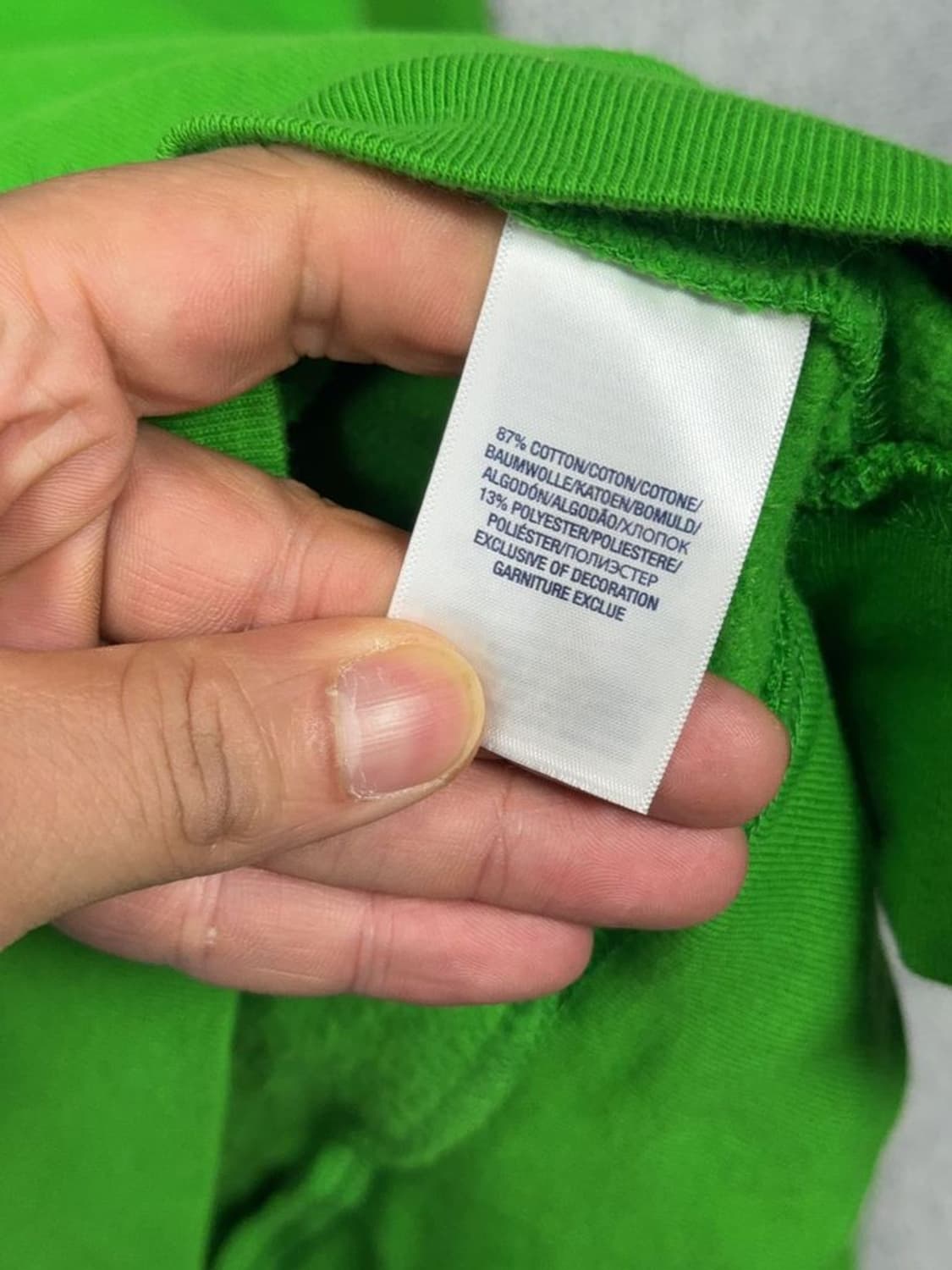 폴로 랄프로렌 Y2K 빅포니 빈티지 그린 후드 집업 XL(18-20) 상품이미지10