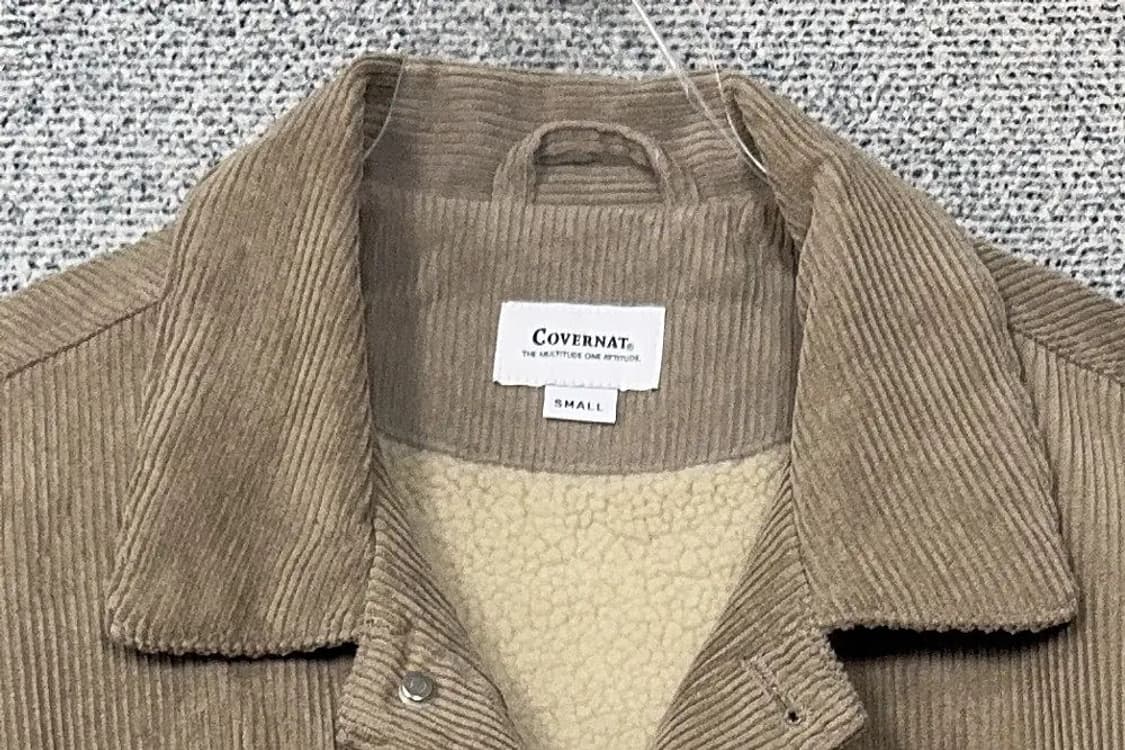 커버낫 남성 캐주얼 양털 골덴 코듀로이 자켓 SMALL 상품이미지5