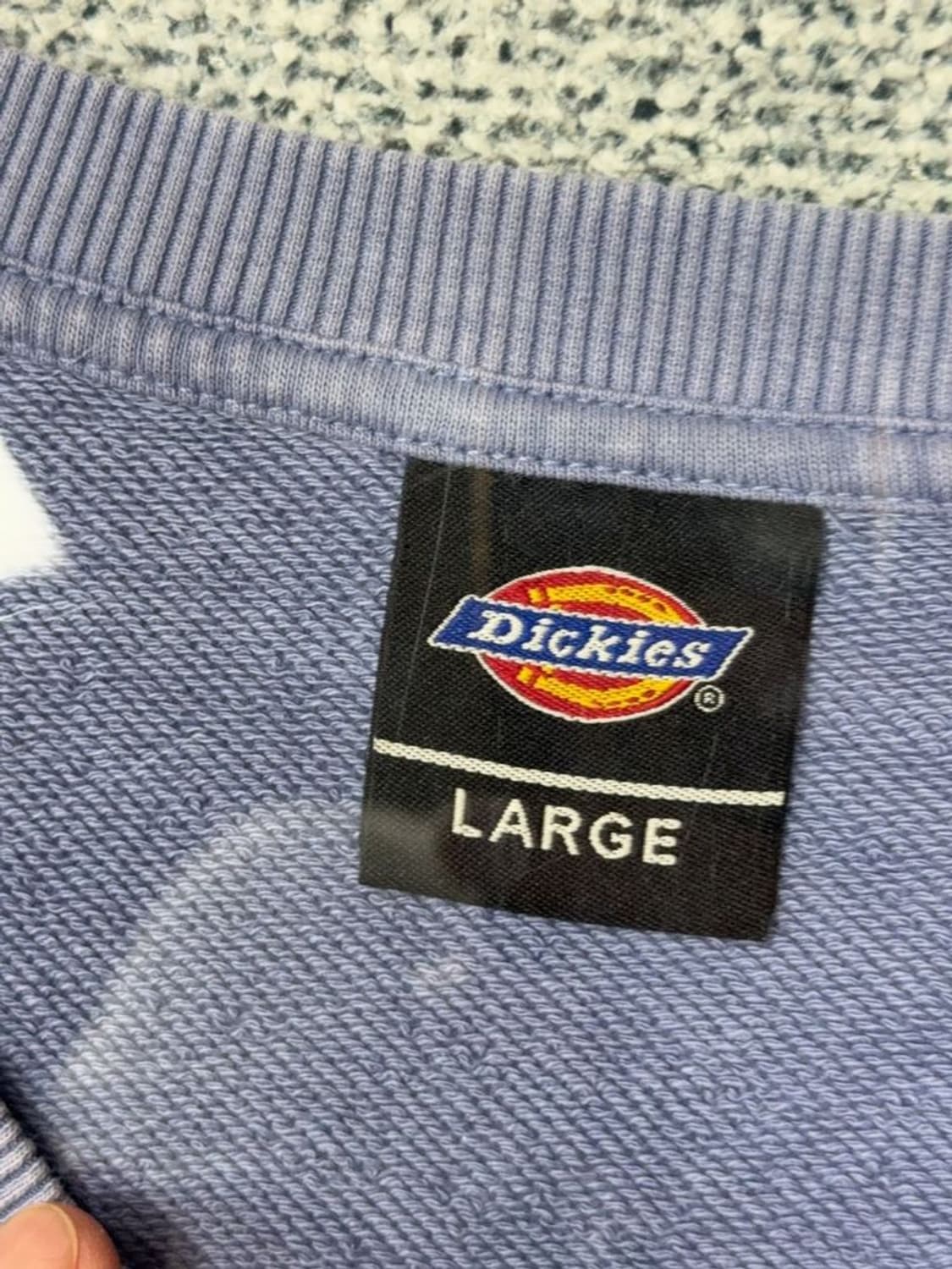디키즈 프린팅 블루 빈티지 맨투맨 LARGE 상품이미지8