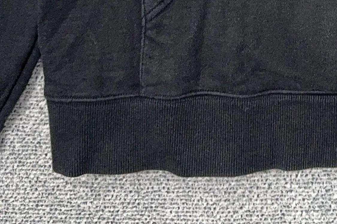 커버낫 블랙 로고 백프린팅 후드티 L 상품이미지6
