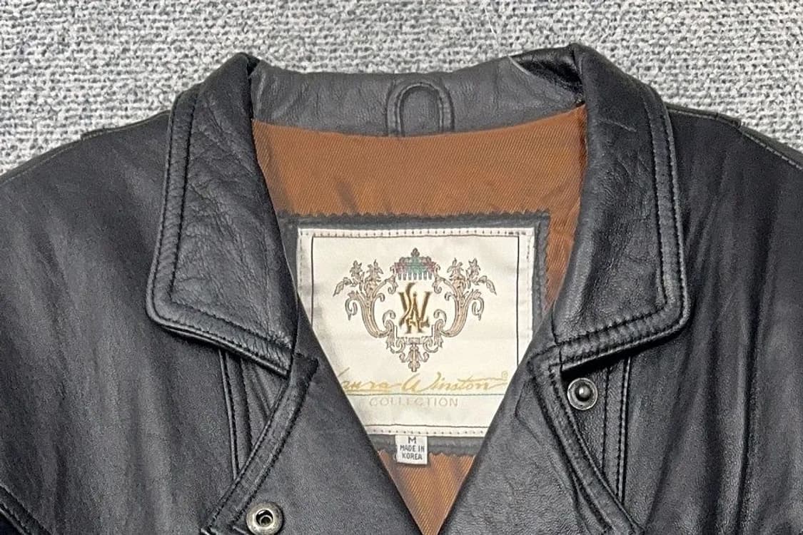 빈티지 리얼레더 가죽 자켓 M 상품이미지5