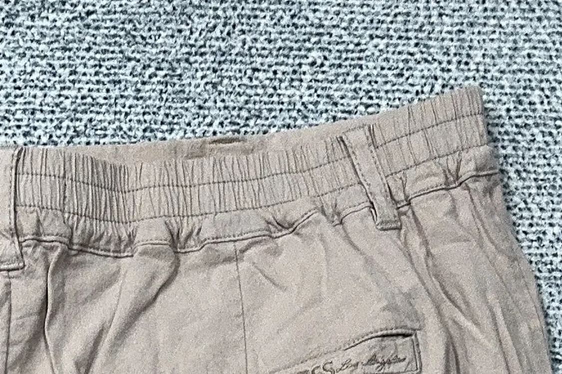 게스 베이지 남성 캐주얼 포켓 면바지 80(32) 상품이미지8