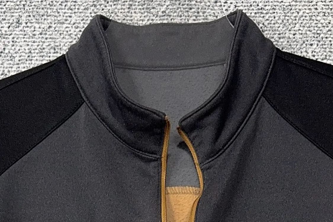 밀레 카멜 로고 기능성 반집업 등산 긴팔티 M 상품이미지5