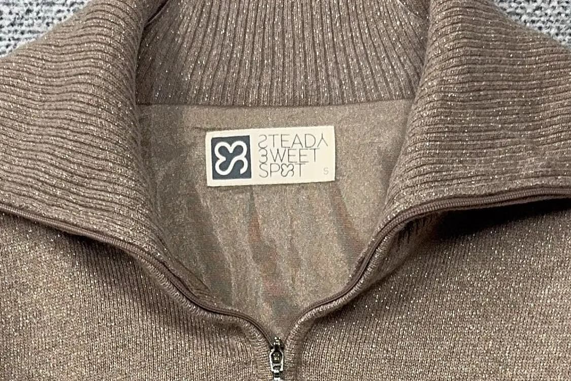 [새상품]스테디스윗스팟 베이지 울 카라 니트 S 상품이미지5