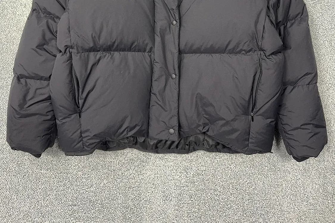 젝시믹스 그레이 다운 빅카라 패딩 M 상품이미지4