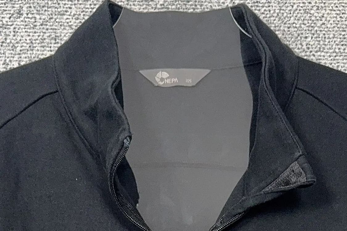 네파 그레이 기능성 로고 집업 105 상품이미지5