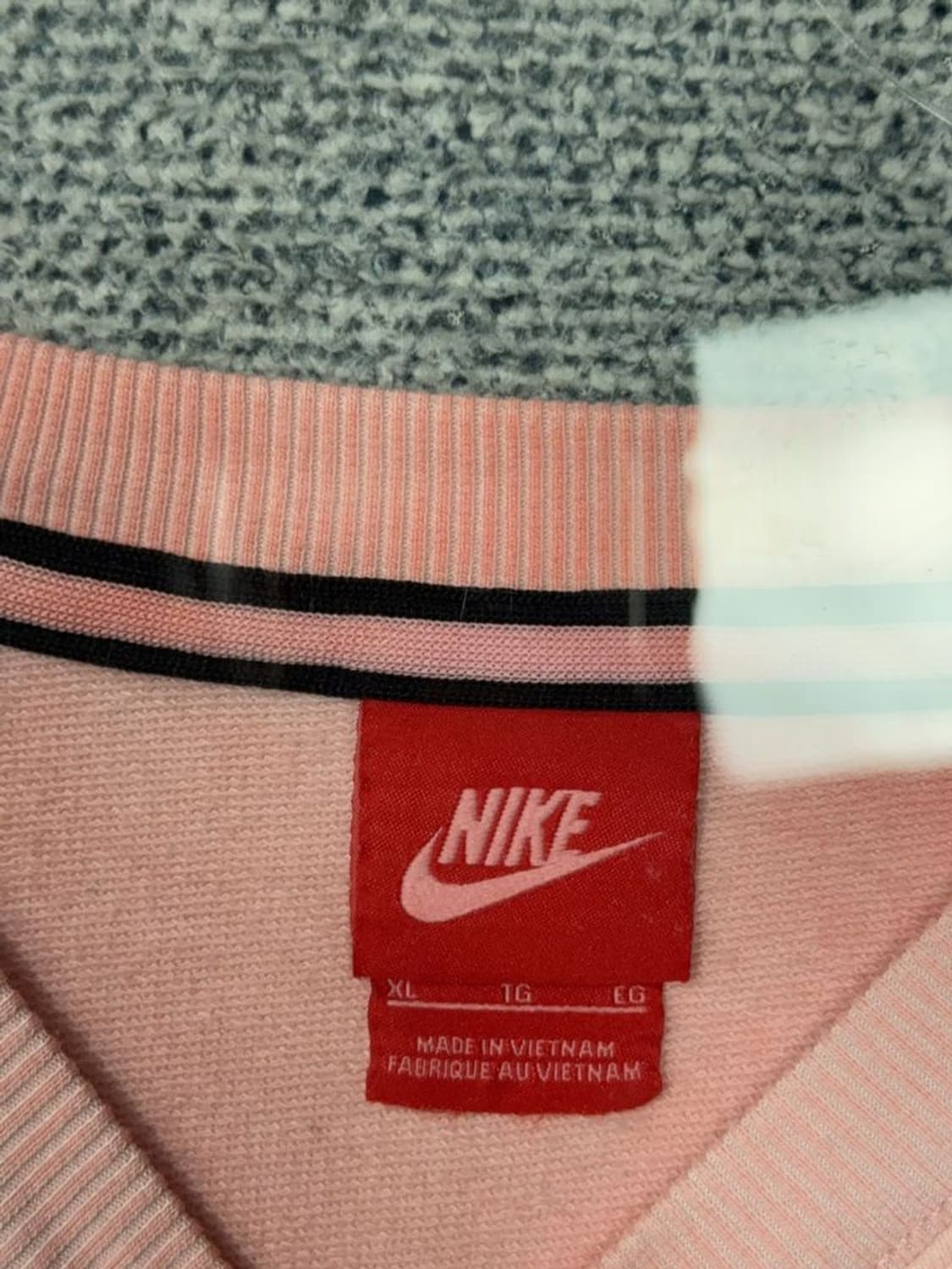 나이키 프린팅 라이트 핑크 맨투맨 XL 상품이미지7