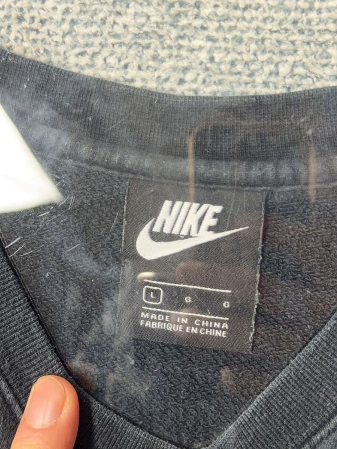 나이키 네이비 맨투맨 L 상품이미지7