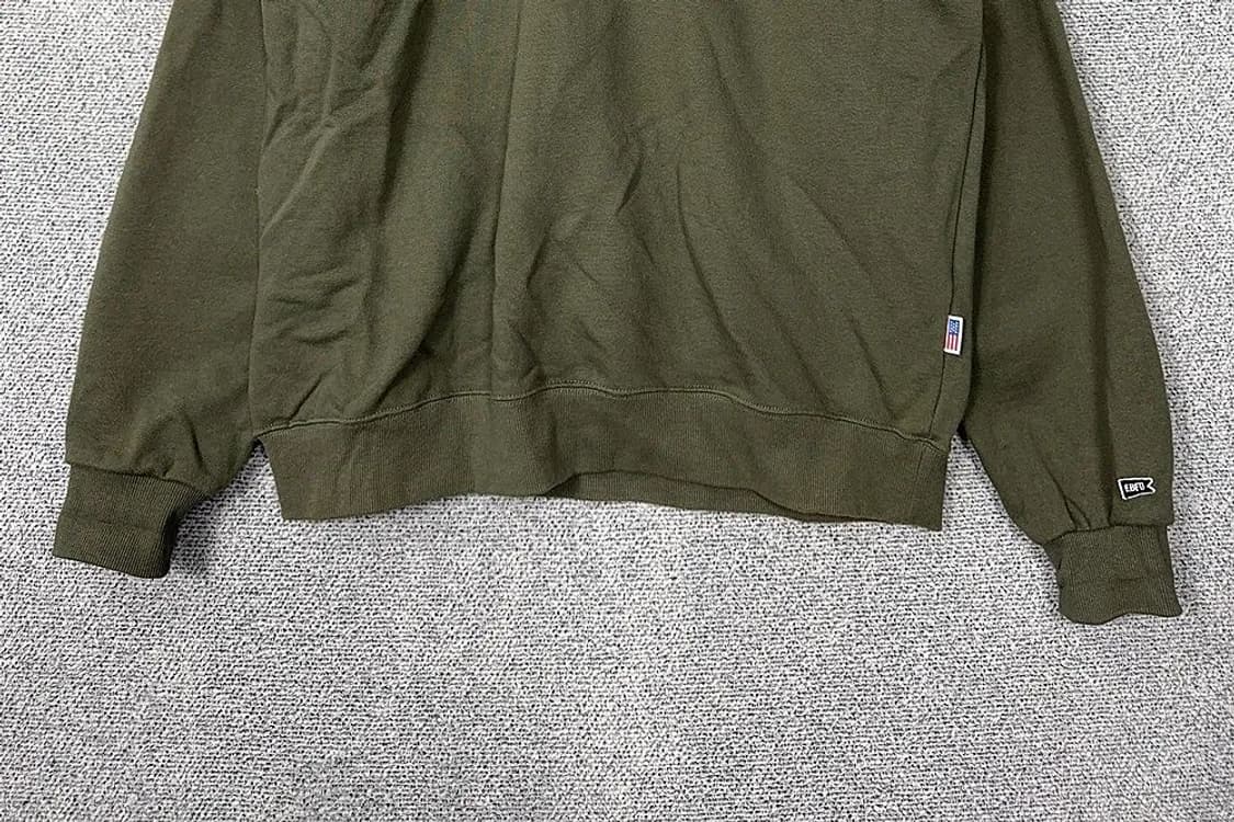 이벳필드 카키 로고 오버핏 맨투맨 XL 상품이미지4