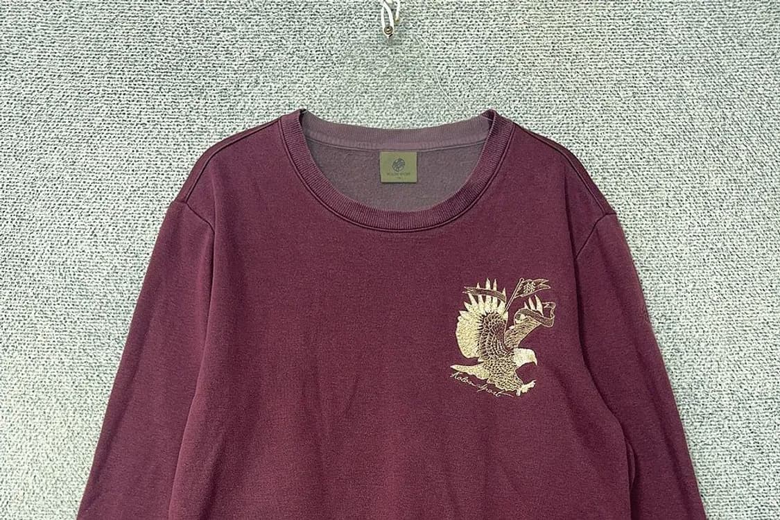 코오롱 버건디 캐주얼 맨투맨 95 상품이미지3