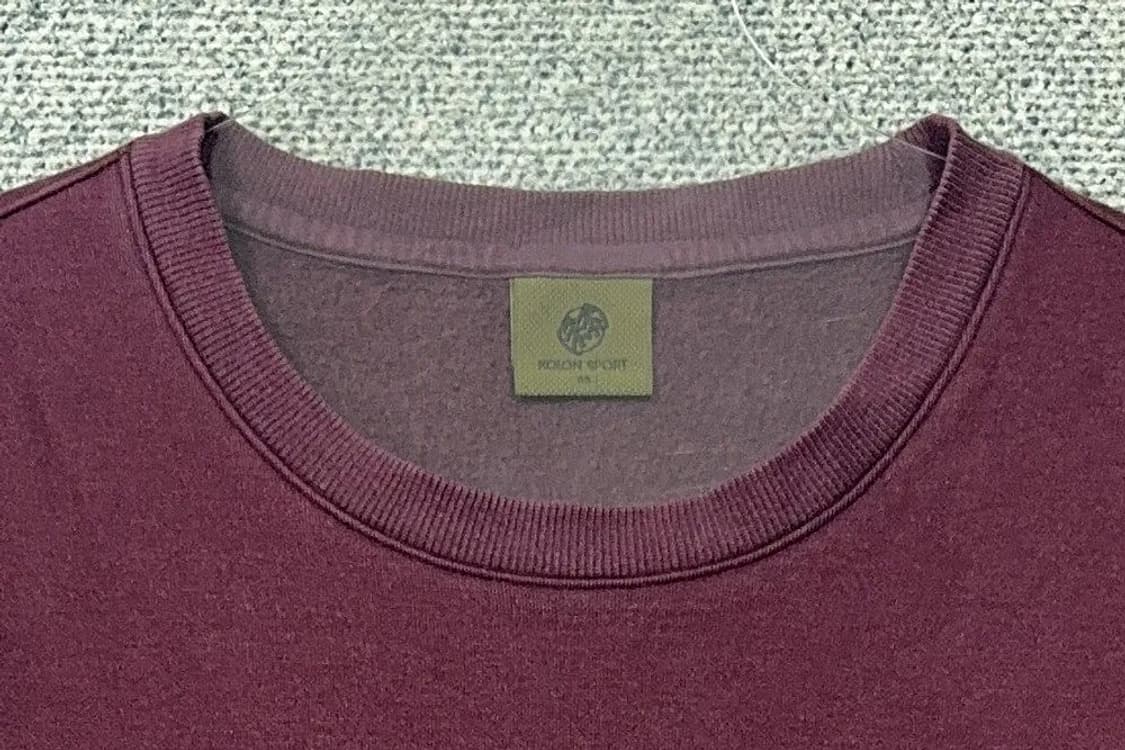 코오롱 버건디 캐주얼 맨투맨 95 상품이미지5