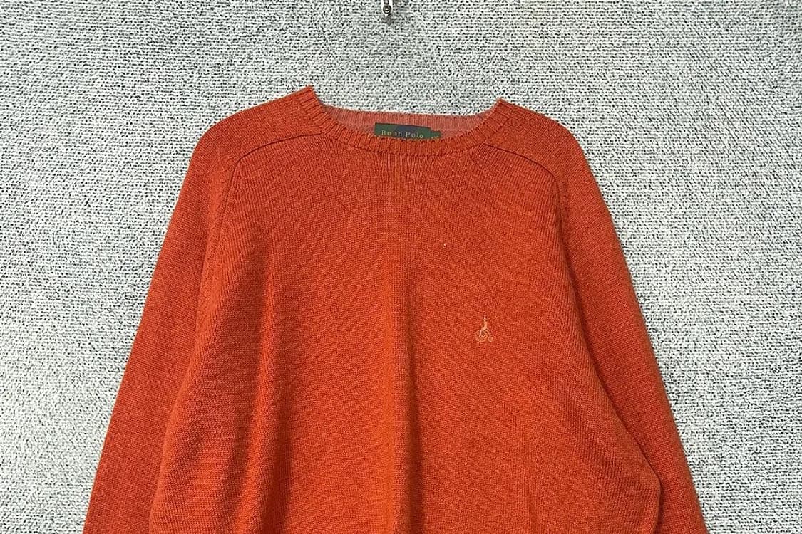 빈폴 오렌지 울 니트 100 상품이미지3