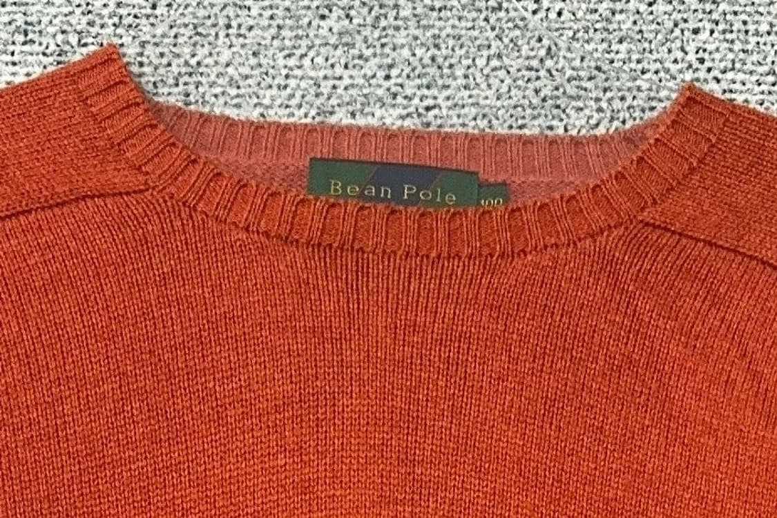 빈폴 오렌지 울 니트 100 상품이미지5