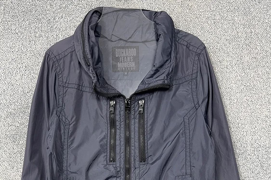 버커루 남성 빈티지 나일론 자켓 M 상품이미지3