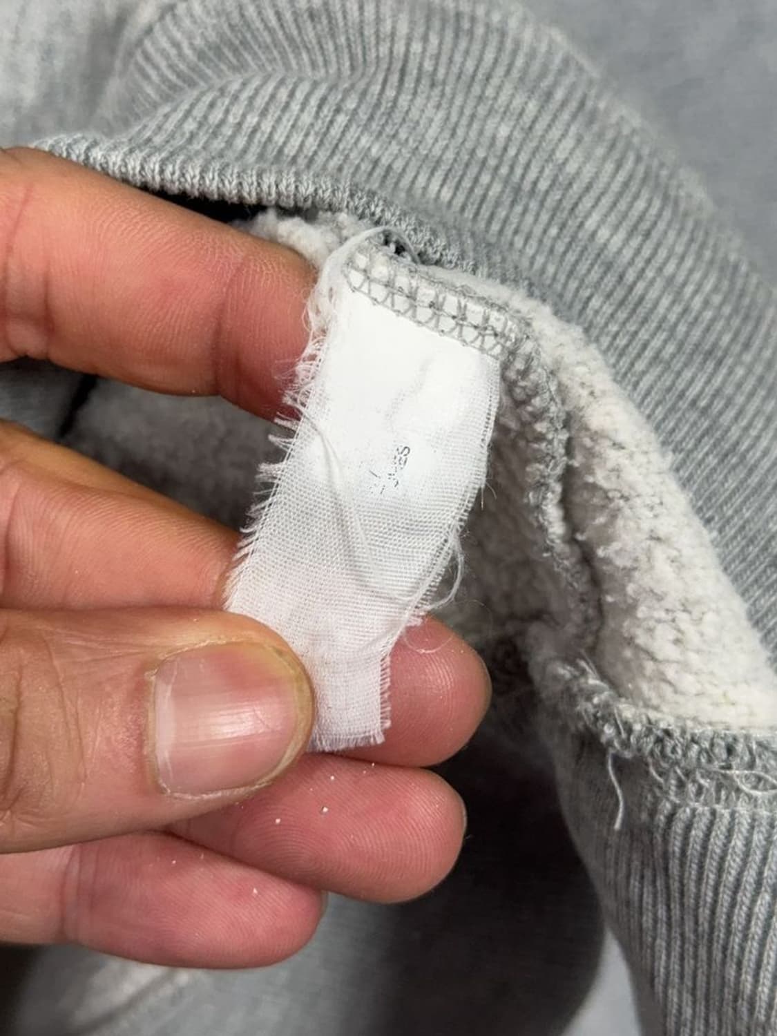 갭 프린팅 라이트 그레이 후드티 L 상품이미지8