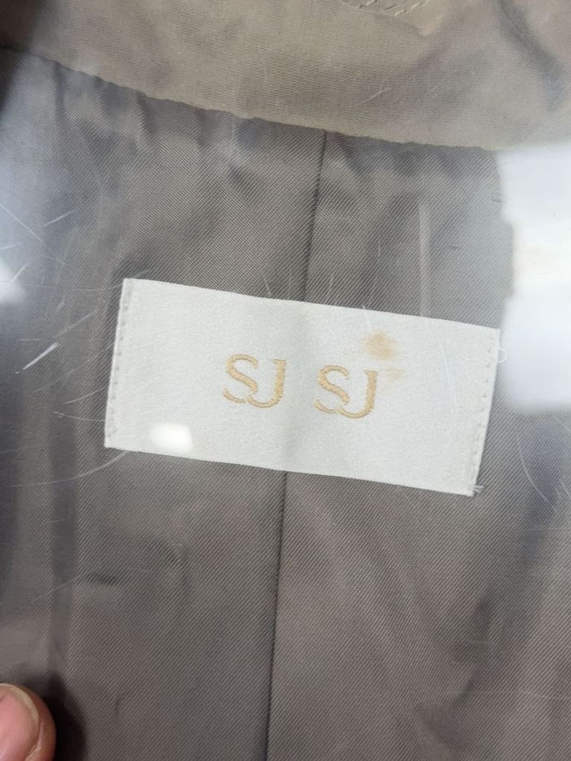 SJSJ 여성 한섬 클래식 베이지 트렌치 코트 82-94-160 상품이미지7