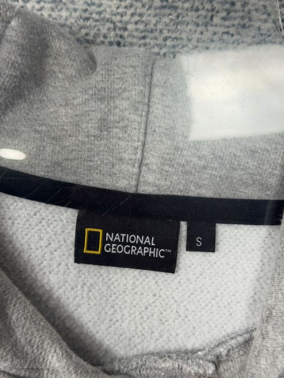 내셔널지오그래픽 라이트 그레이 후드티 S 상품이미지8