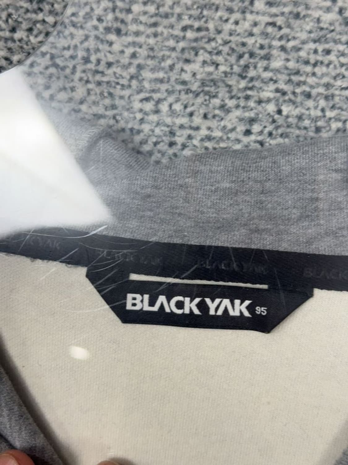 블랙야크 라이트 그레이 후드티 95 상품이미지7