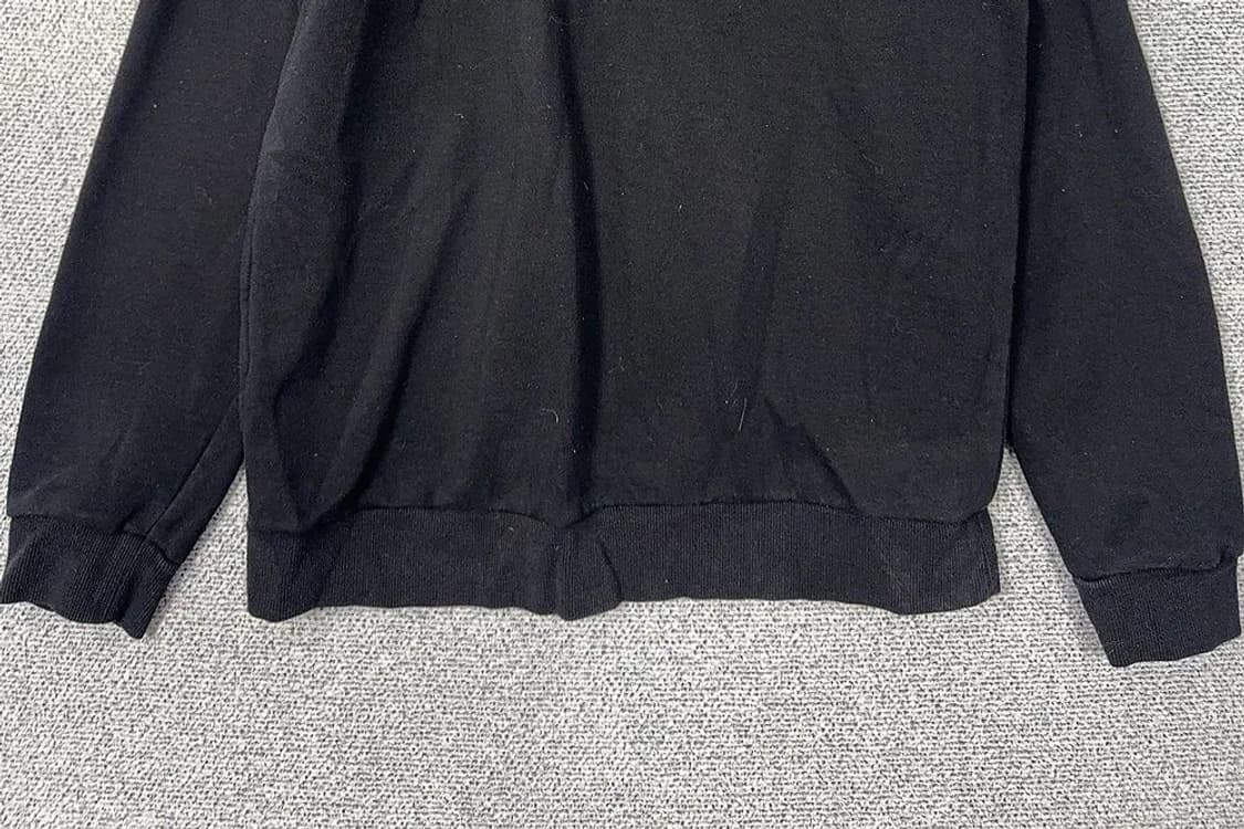 리복 블랙 로고 맨투맨 XL 상품이미지4