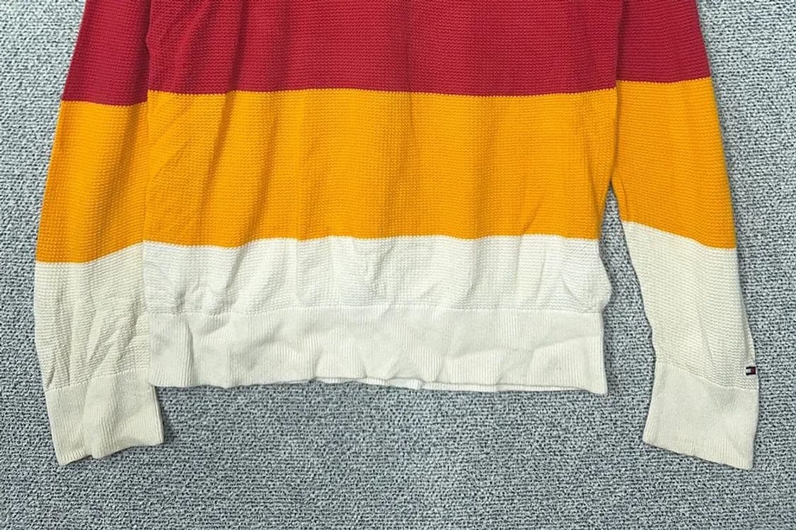 타미힐피거 스트라이프 다채색 니트 M 상품이미지4