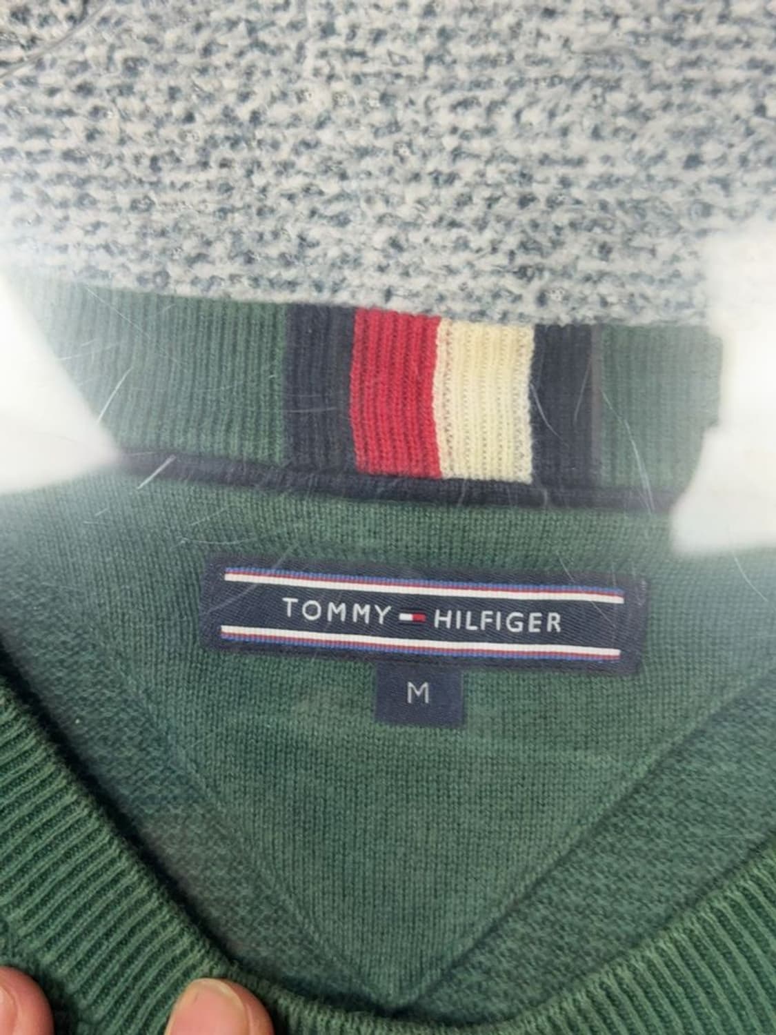 타미힐피거 스트라이프 다채색 니트 M 상품이미지7