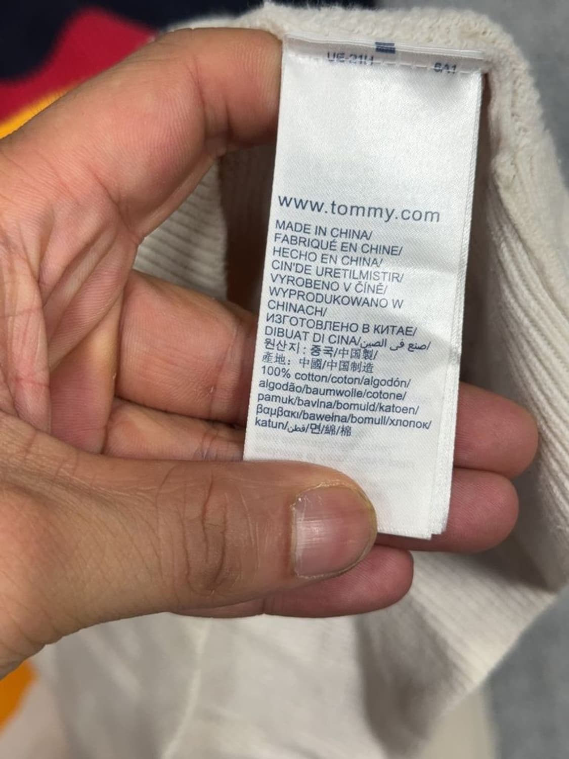 타미힐피거 스트라이프 다채색 니트 M 상품이미지8