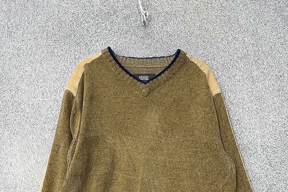 디자인 유나이티드 카멜 빈티지 니트 100 상품이미지3